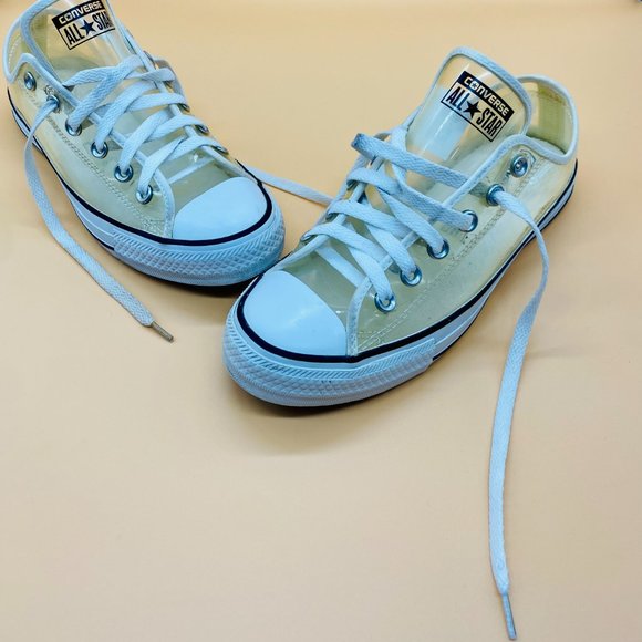 Converse All Star Transparent Chuck Taylor Women Size 8 Sneakers - Picture 4 of 5